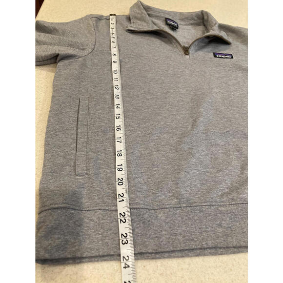 Patagonia Ahnya Pullover Quarter-Zip Fleece Organic Cotton Women's Size Large - Picture 10 of 13